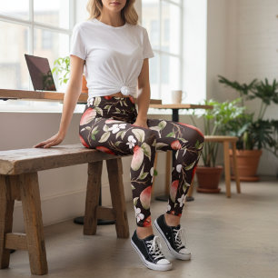 Stylish Apple Blossom Leggings