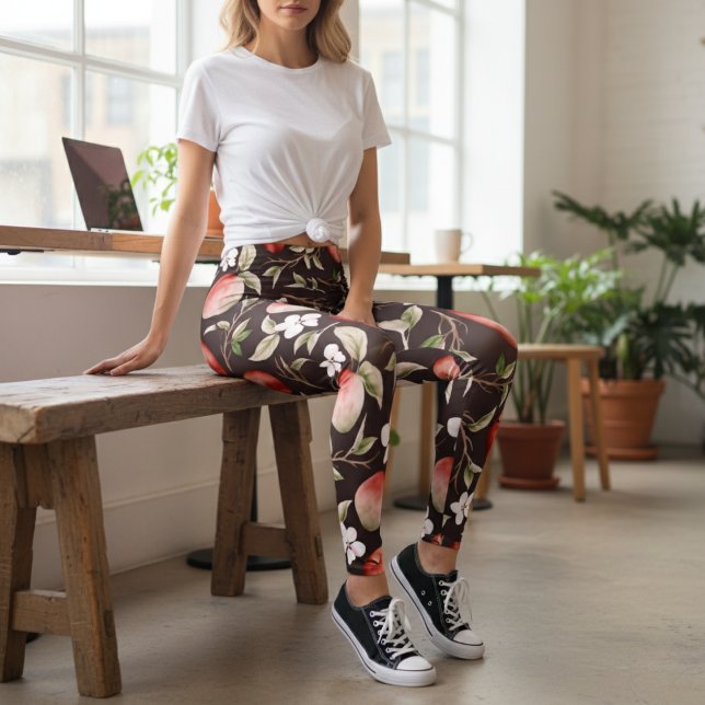Stylish Apple Blossom Leggings (Stylish Apple Blossom Leggings)