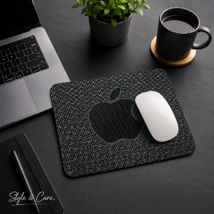 Stylish Apple Mark Design Contemporary Mouse Pad