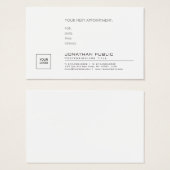 Stylish Appointment Reminder Company Modern Plain (Front & Back)