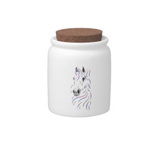 Stylish Arabian Horse Candy Jar