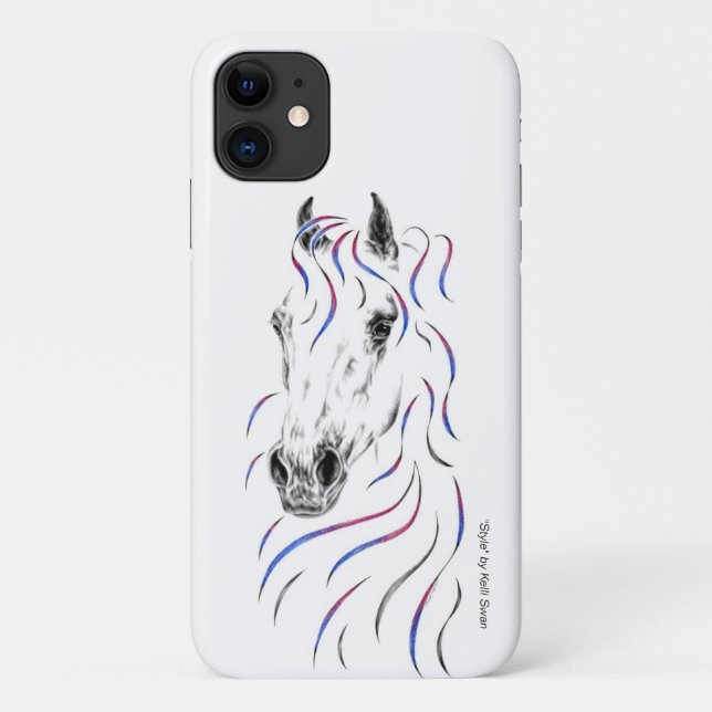 Stylish Arabian Horse Case-Mate iPhone Case (Back)
