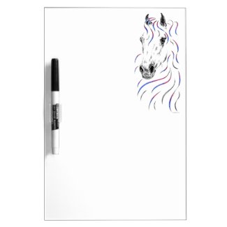 Stylish Arabian Horse Dry-Erase Board