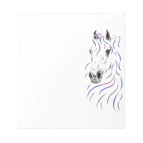 Stylish Arabian Horse Notepad