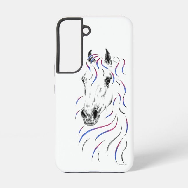 Stylish Arabian Horse Samsung Galaxy Case (Back)