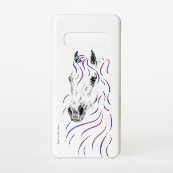 Stylish Arabian Horse Samsung Galaxy S10 Case by KelliSwan at Zazzle