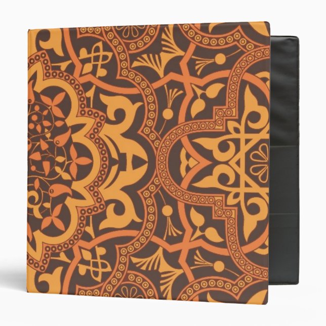 Stylish arabic ornament binder (Front/Inside)