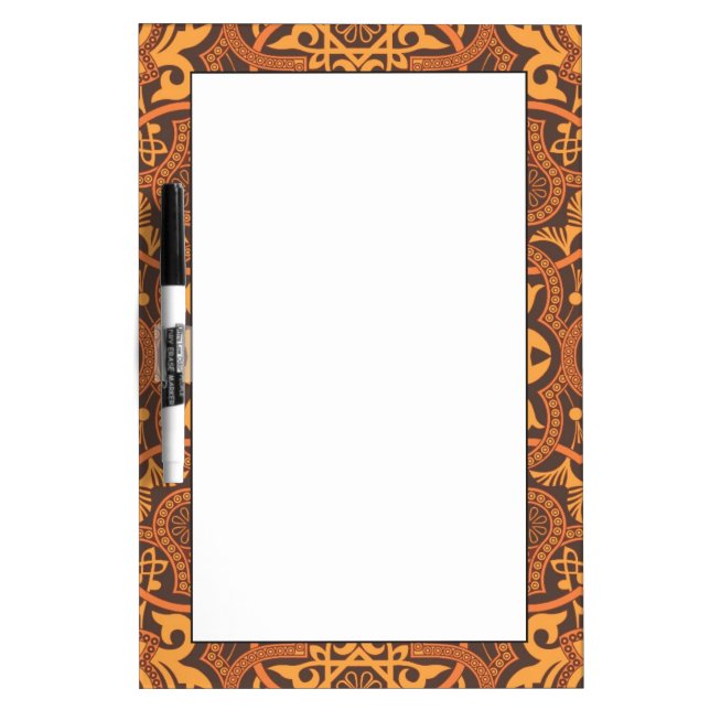 Stylish arabic ornament Dry-Erase board (Front)