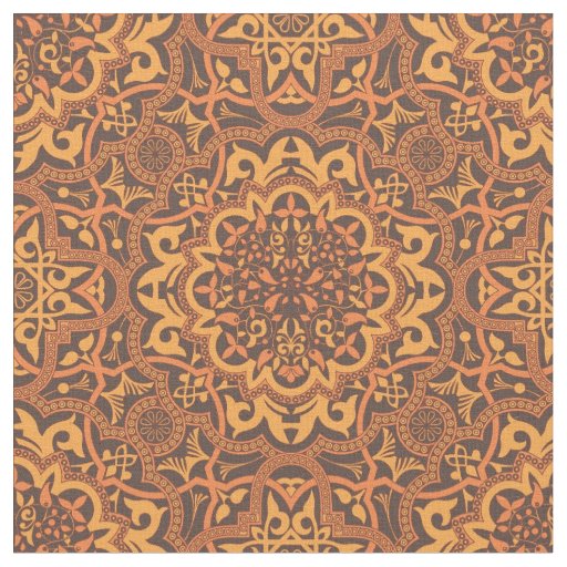 Stylish arabic ornament fabric