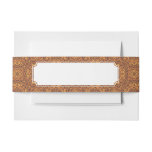 Stylish arabic ornament invitation belly band