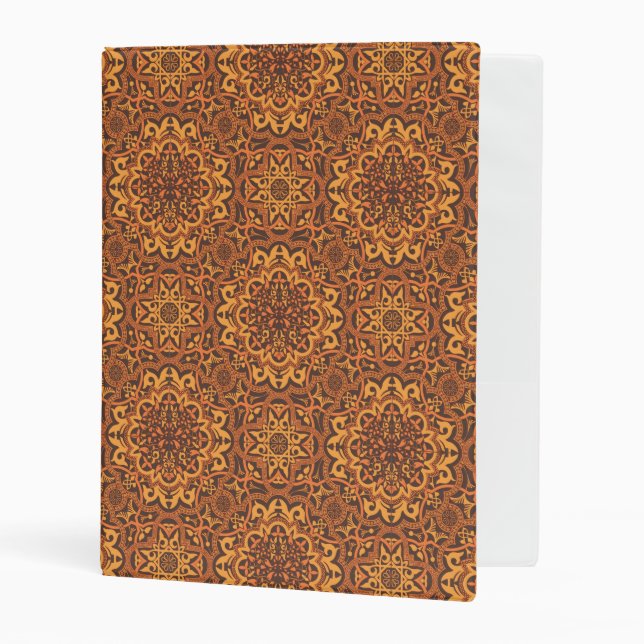 Stylish arabic ornament mini binder (Front/Inside)