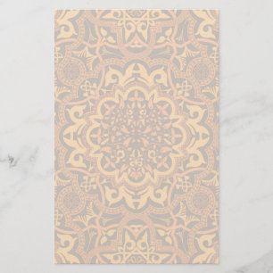 Stylish arabic ornament stationery