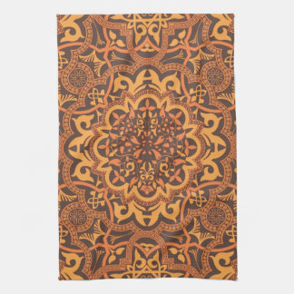Stylish arabic ornament towel