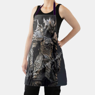 Stylish armor dragon warrior apron