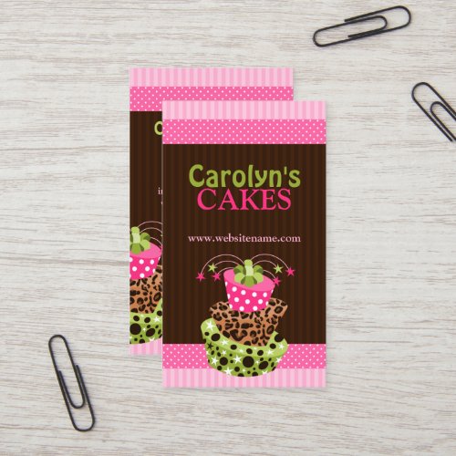 Cake Bakery Business Cards