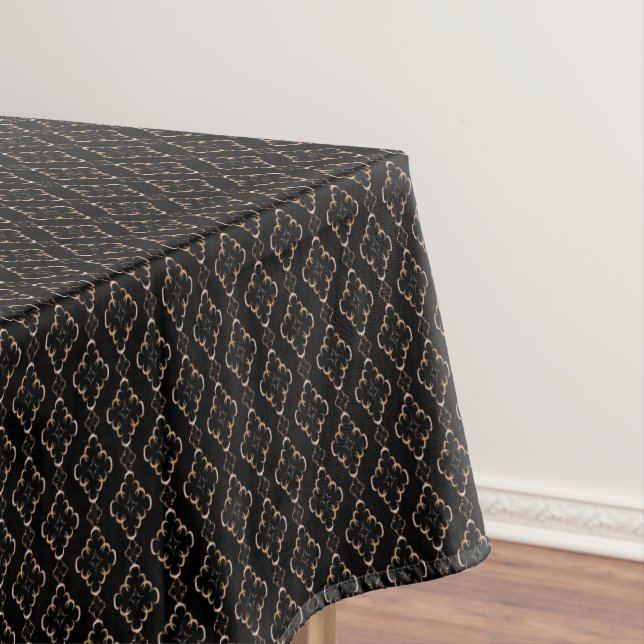 Stylish art deco.  tablecloth (In Situ)