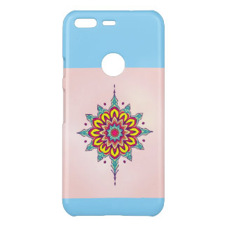Stylish, artistic mandala, bold, fashion statement uncommon google pixel case