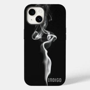 Stylish Artsy Black and Gray Smoke Case-Mate iPhone 14 Case