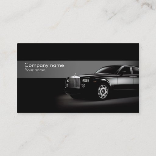 Customizable Stylish automotive business card