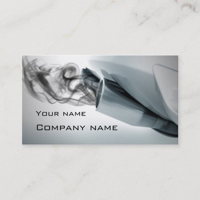 Stylish automotive business card (Front)