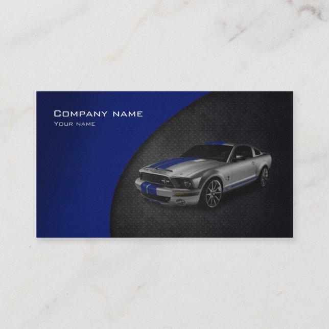 Stylish automotive business card (Front)