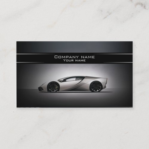 Stylish automotive business card