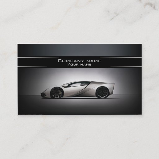Customizable Stylish automotive business card