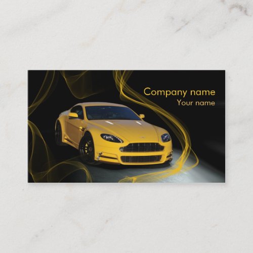 Stylish auto business card