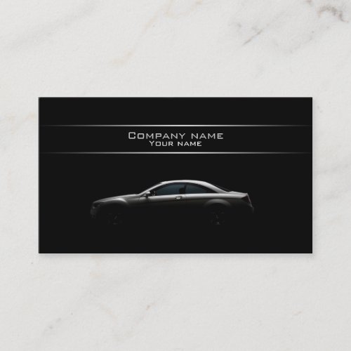 Stylish automotive business card