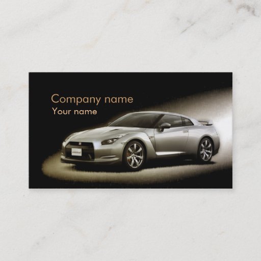 Customizable Stylish automotive business card