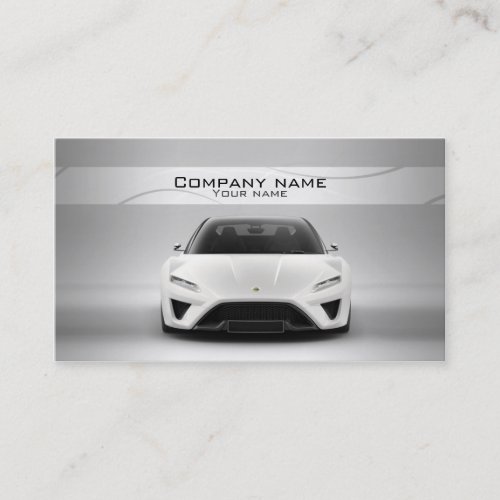 Stylish automotive business card