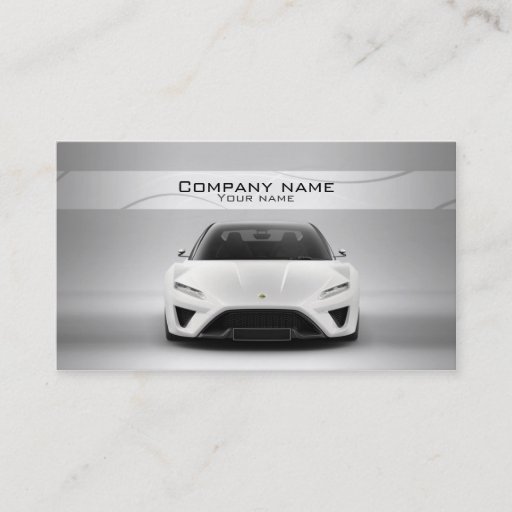 Customizable Stylish automotive business card