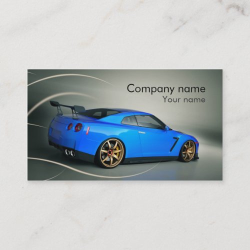 Performance Auto Sales And Service Business Card