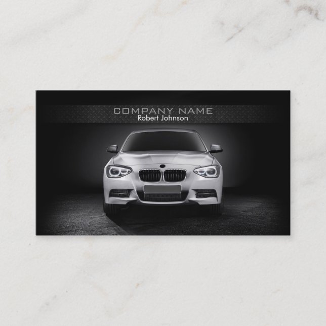 Stylish automotive business card (Front)
