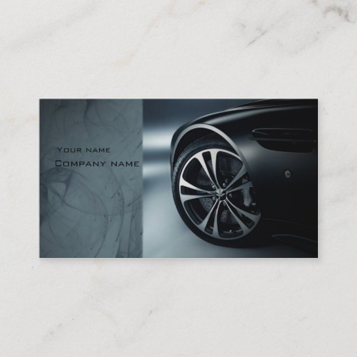 Customizable Stylish automotive business card
