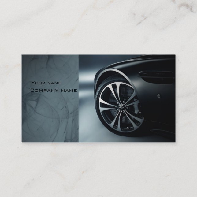 Stylish automotive business card (Front)