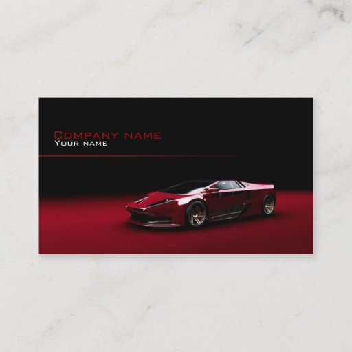 Customizable Stylish automotive business card