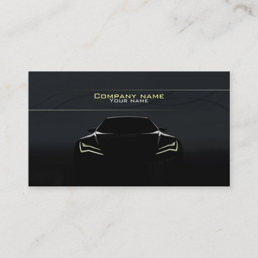 Customizable Stylish automotive business card