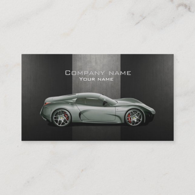 Stylish automotive business card (Front)