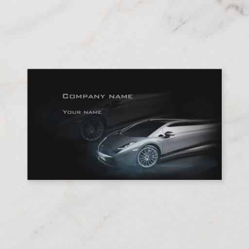 Customizable Stylish automotive business card