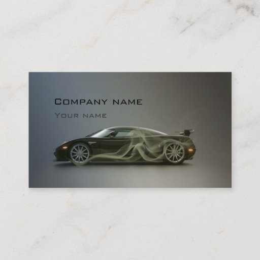 Customizable Stylish automotive business card
