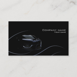 Stylish automotive business card