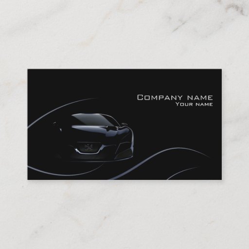 Customizable Stylish automotive business card