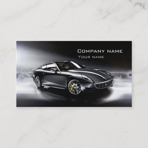 Customizable Stylish automotive business card