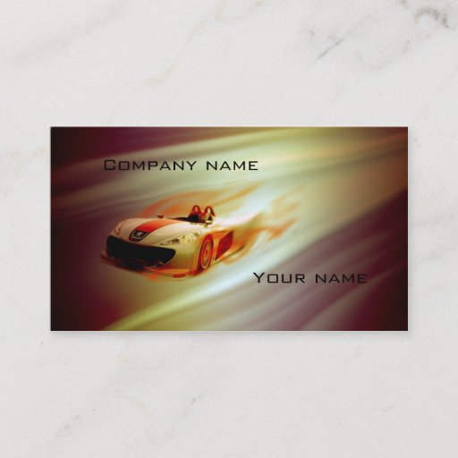 Customizable Stylish automotive business card