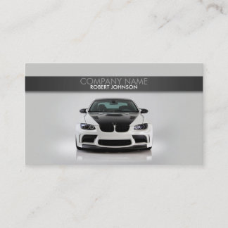 Stylish automotive business card