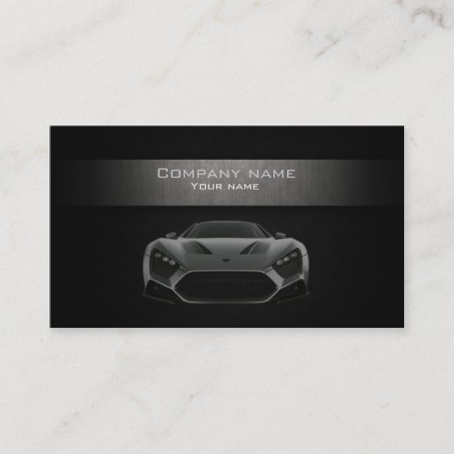 Modern automotive business card