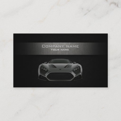 Customizable Modern automotive business card