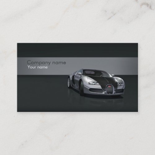 Stylish automotive business card