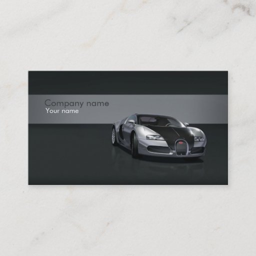 Customizable Stylish automotive business card